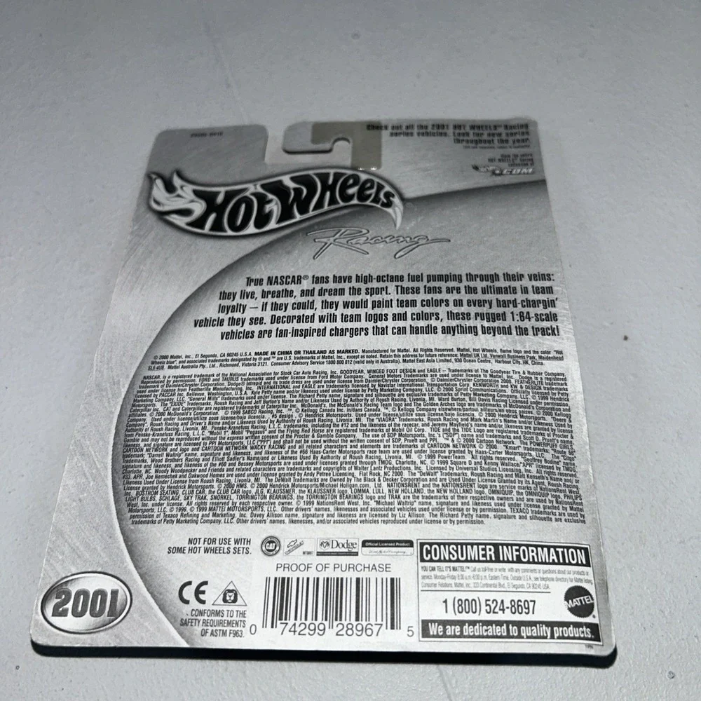 2001 Hotwheels Racing Tailginner Trucks Set 4 Of 4‎